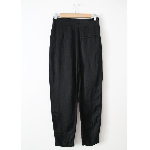 Envelope1976 Bianca Tapered Pants 25" / FR 34 / US 2 / Shiny Black Net-A-Porter - Picture 5 of 10